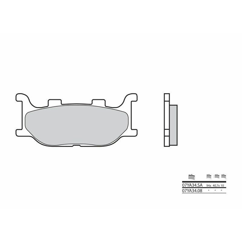 Pastillas Brembo 07YA3408