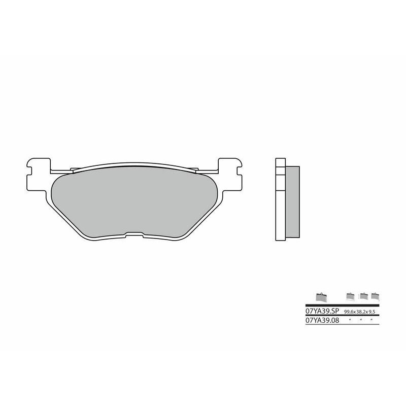 Pastillas Brembo 07YA39SP