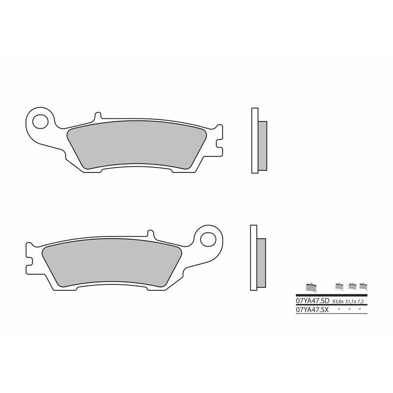 Pastillas Brembo 07YA47SD