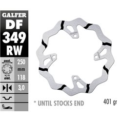 Disco freno Galfer DF349RW