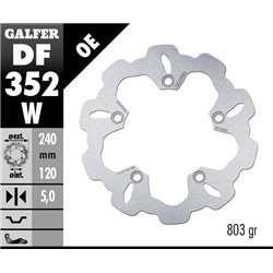 Disco freno Galfer DF352W