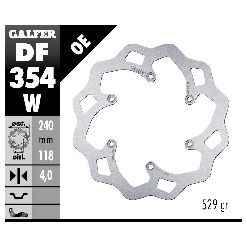 Disco freno Galfer DF354W