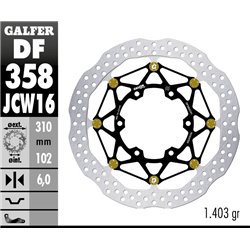 Disco freno Galfer DF358JCW160G03