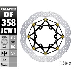 Disco freno Galfer DF358JCW1G03