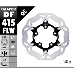 Disco freno Galfer DF415FLW