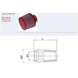 Filtro de aire BMC FMSA60-100