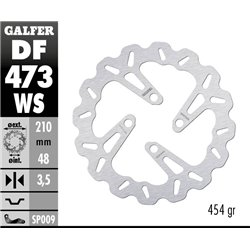 Disco freno Galfer DF473WS