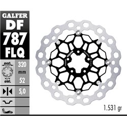 Disco freno Galfer DF787FLQ