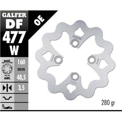 Disco freno Galfer DF477W