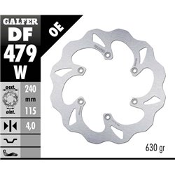 Disco freno Galfer DF479W