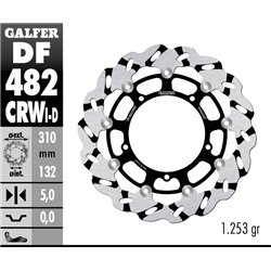 Disco freno Galfer DF482CRWI