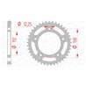 Corona AFAM acero estandar 10517 - Paso 525-41 Dientes