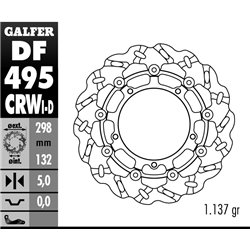 Disco freno Galfer DF495CRWI