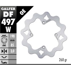 Disco freno Galfer DF497W