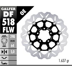 Disco freno Galfer DF518FLW