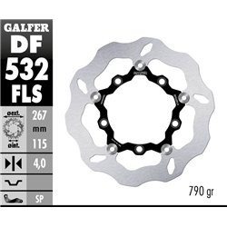 Disco freno Galfer DF532FLS