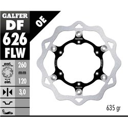 Disco freno Galfer DF626FLW