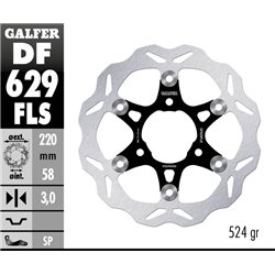 Disco freno Galfer DF629FLS