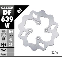 Disco freno Galfer DF639W