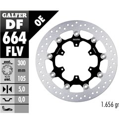 Disco freno Galfer DF664FLV