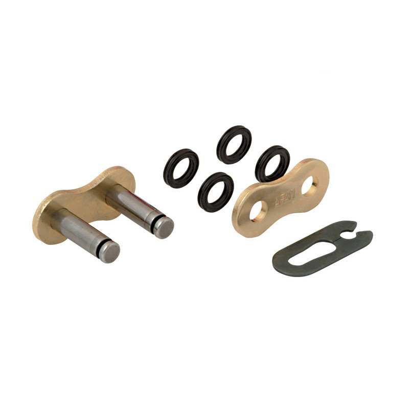 Enganche de cadena AFAM A520MX5-G Clip Semi Abierto 520 - oro5-G Dientes