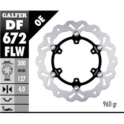 Disco freno Galfer DF672FLW