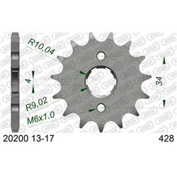 Piñon AFAM acero estandar 20200 - Paso 428-13 Dientes