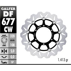 Disco freno Galfer DF677CW