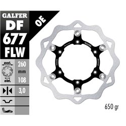 Disco freno Galfer DF677FLW