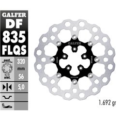 Disco freno Galfer DF835FLQS