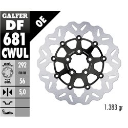 Disco freno Galfer DF681CWUL