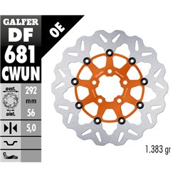 Disco freno Galfer DF681CWUN