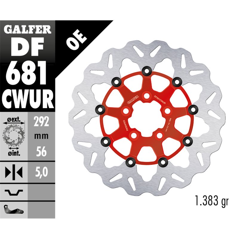 Disco freno Galfer DF681CWUR