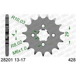 Piñon AFAM acero estandar 28201 - Paso 428-14 Dientes