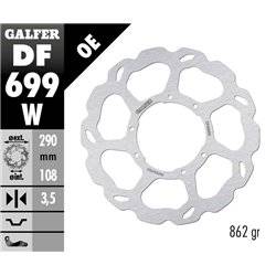 Disco freno Galfer DF699W