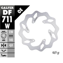 Disco freno Galfer DF711W