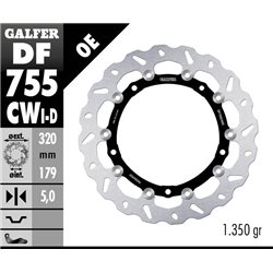 Disco freno Galfer DF755CWD