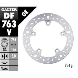 Disco freno Galfer DF763V