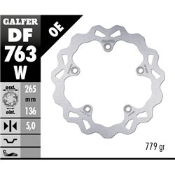 Disco freno Galfer DF763W