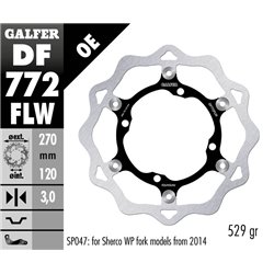 Disco freno Galfer DF772FLW