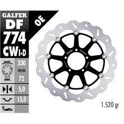 Disco freno Galfer DF774CWD