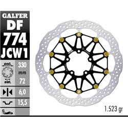 Disco freno Galfer DF774JCW1G03