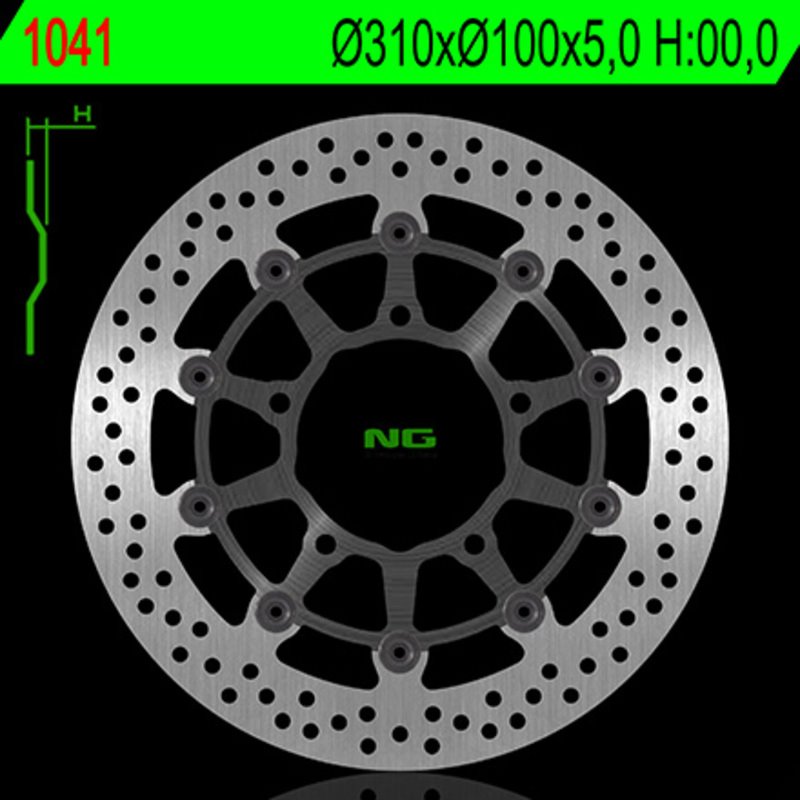 NG BRAKE DISC 1041