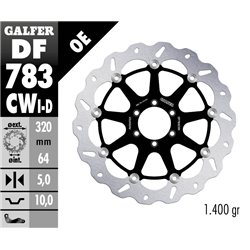 Disco freno Galfer DF783CWI