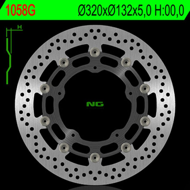 NG BRAKE DISC 1058G