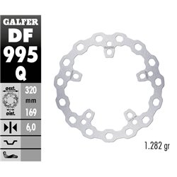 Disco freno Galfer DF995Q