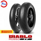 neumaticos de moto deportivos racing Pirelli rosso 4